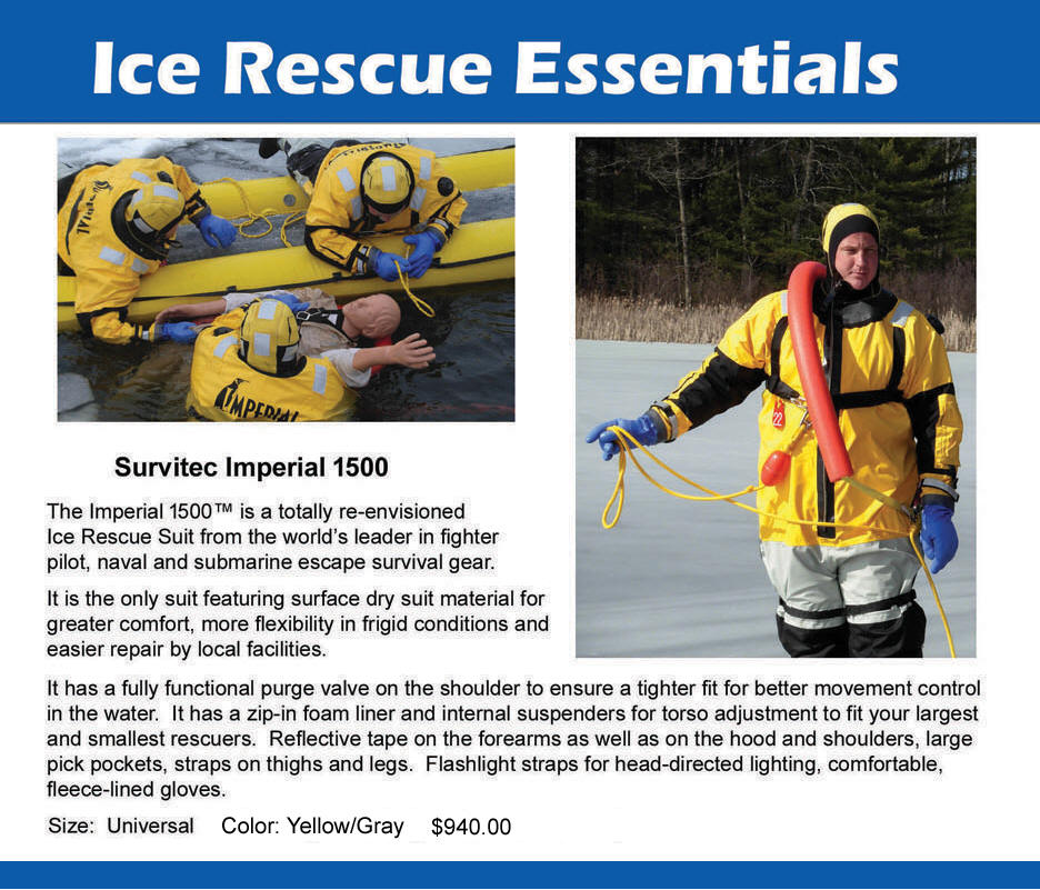 Survitec Imperial 1500 ice rescue suit